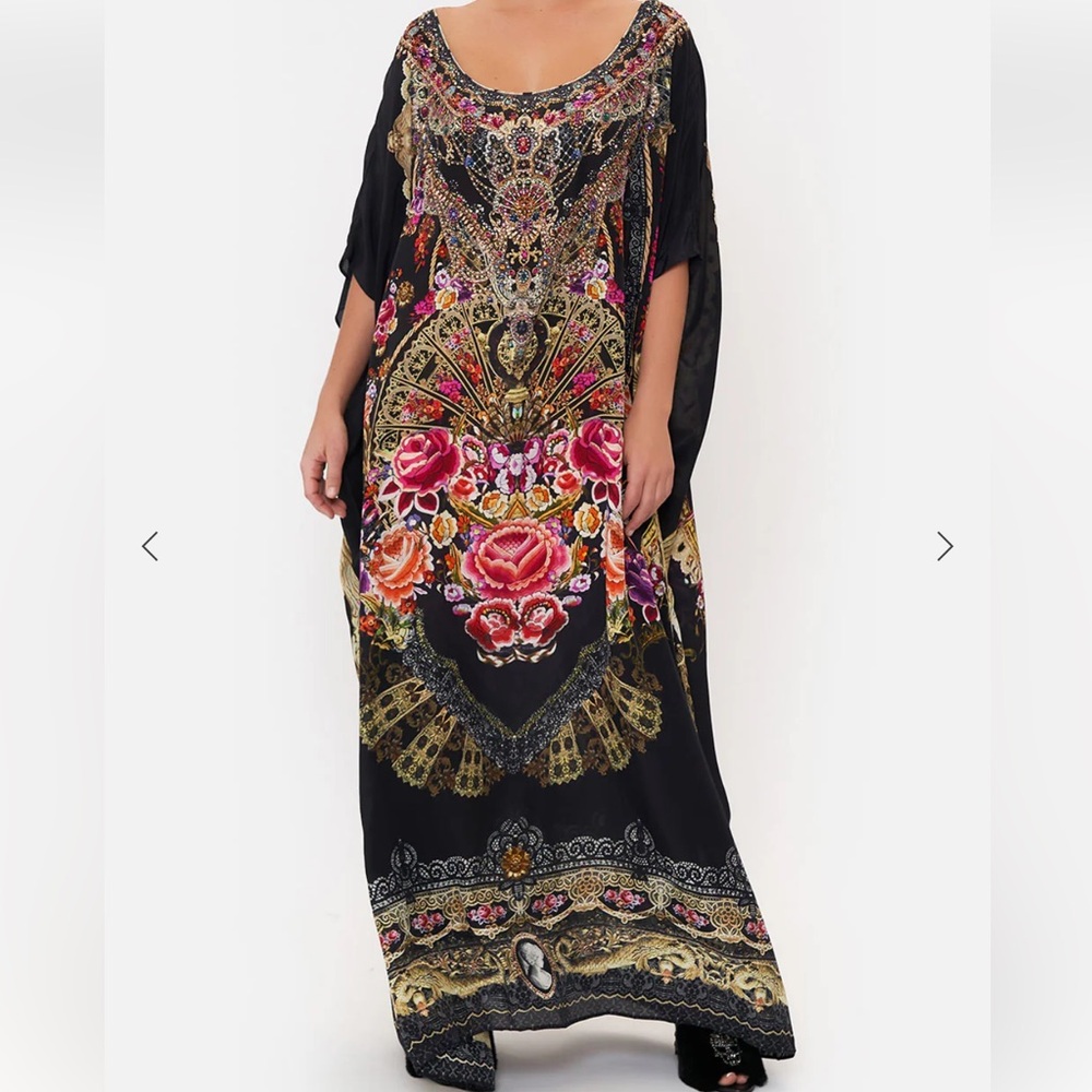 Camilla round neck kaftan